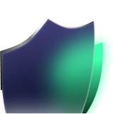 Abstract image of two overlapping shield shapes, one dark blue and one green, with a soft glowing effect on a light background—perfect for enhancing your single post template with a modern, secure aesthetic.