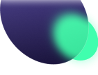 Abstract image with a large dark blue, semi-circular shape overlapping a bright green, glowing circular shape on a light gray background. Perfect for enhancing your single post template, the green circle appears partially blurred and luminous.