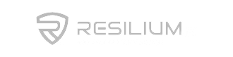 Resilium.ai logo featuring a stylized shield with an R on the left and the words RESILIUM.ai and Keep Your Data in the Right Place to the right in a modern, gray font.