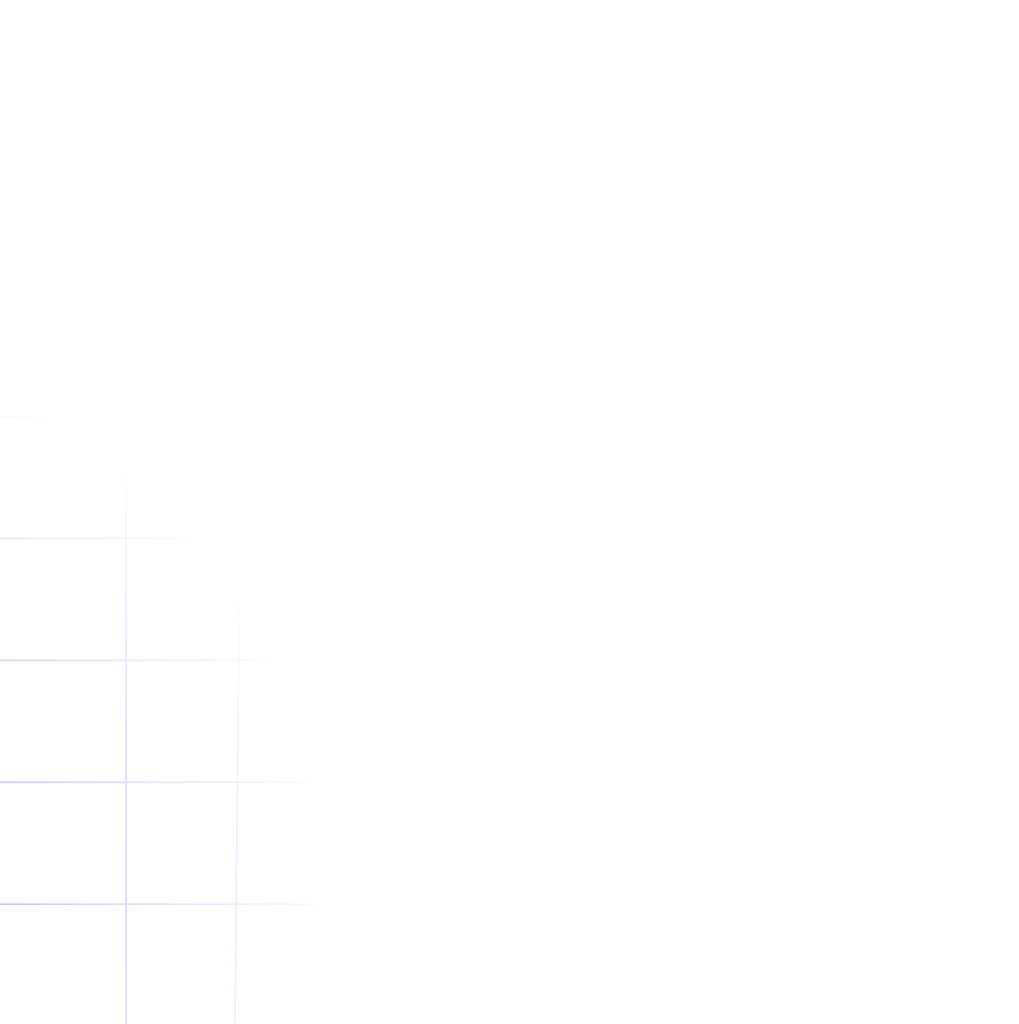 A black background with thin, glowing purple grid lines forming squares in the lower left corner. The rest of the image is empty, evoking a minimalist and futuristic design often used in CyberSecurity visuals for MSPs.